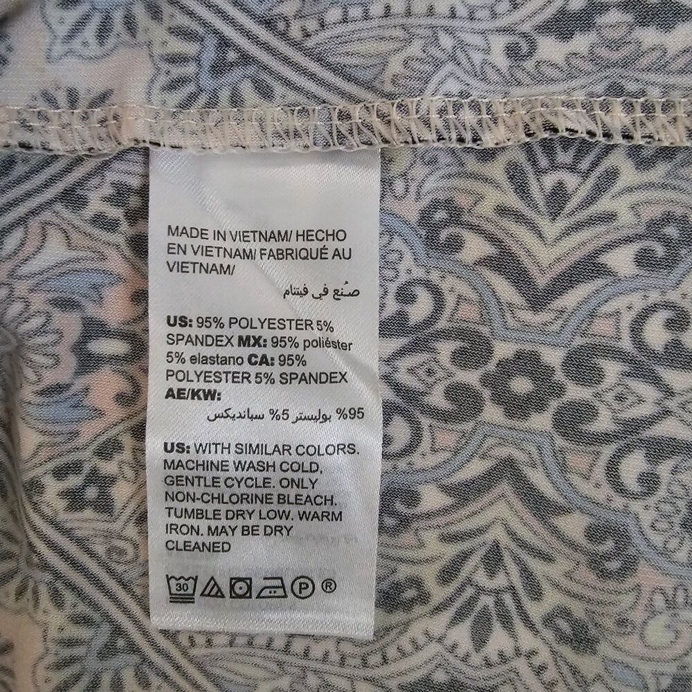 Chico's Multicolor Printed Column Design A-line Maxi Skirt Size 2/US (12-14) - Picture 6 of 11